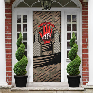 Freddie Stowers African American Door Cover Medal Of Honor Red Hand - Military Camouflage Striped World War I