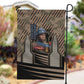 Freddie Stowers African American Garden Flag Medal Of Honor Red Hand - Military Camouflage Striped World War I