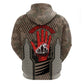 Freddie Stowers African American Hoodie Medal Of Honor Red Hand - Military Camouflage Striped World War I