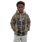 Freddie Stowers African American Kid Hoodie Medal Of Honor Red Hand - Military Camouflage Striped World War I