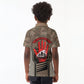 Freddie Stowers African American Kid Polo Shirt Medal Of Honor Red Hand - Military Camouflage Striped World War I