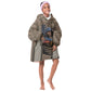 Freddie Stowers African American Kid Wearable Blanket Hoodie Medal Of Honor Red Hand - Military Camouflage Striped World War I