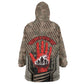Freddie Stowers African American Kid Wearable Blanket Hoodie Medal Of Honor Red Hand - Military Camouflage Striped World War I