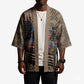 Freddie Stowers African American Kimono Medal Of Honor Red Hand - Military Camouflage Striped World War I