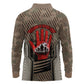 Freddie Stowers African American Long Sleeve Polo Shirt Medal Of Honor Red Hand - Military Camouflage Striped World War I