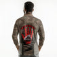 Freddie Stowers African American Long Sleeve Polo Shirt Medal Of Honor Red Hand - Military Camouflage Striped World War I