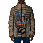Freddie Stowers African American Padded Jacket Medal Of Honor Red Hand - Military Camouflage Striped World War I