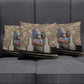 Freddie Stowers African American Pillow Cover Medal Of Honor Red Hand - Military Camouflage Striped World War I