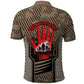 Freddie Stowers African American Polo Shirt Medal Of Honor Red Hand - Military Camouflage Striped World War I