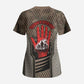Freddie Stowers African American Scrub Top Medal Of Honor Red Hand - Military Camouflage Striped World War I
