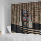 Freddie Stowers African American Shower Curtain Medal Of Honor Red Hand - Military Camouflage Striped World War I