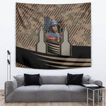 Freddie Stowers African American Tapestry Medal Of Honor Red Hand - Military Camouflage Striped World War I