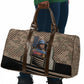 Freddie Stowers African American Travel Bag Medal Of Honor Red Hand - Military Camouflage Striped World War I