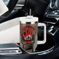 Freddie Stowers African American Tumbler With Handle Medal Of Honor Red Hand - Military Camouflage Striped World War I