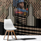 Freddie Stowers African American Window Curtain Medal Of Honor Red Hand - Military Camouflage Striped World War I