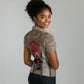 Freddie Stowers African American Women Polo Shirt Medal Of Honor Red Hand - Military Camouflage Striped World War I