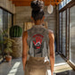 Freddie Stowers African American Women Sleeveless Polo Shirt Medal Of Honor Red Hand - Military Camouflage Striped World War I