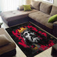 Jesus Graffiti Design Area Rug Crowned Portrait and Urban Street Art Style - African Pride