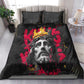 Jesus Graffiti Design Bedding Set Crowned Portrait and Urban Street Art Style - African Pride