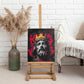 Jesus Graffiti Design Canvas Wall Art Crowned Portrait and Urban Street Art Style - African Pride