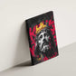Jesus Graffiti Design Canvas Wall Art Crowned Portrait and Urban Street Art Style - African Pride
