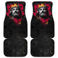 Jesus Graffiti Design Car Mats Crowned Portrait and Urban Street Art Style - African Pride
