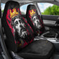 Jesus Graffiti Design Car Seat Cover Crowned Portrait and Urban Street Art Style - African Pride