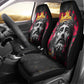 Jesus Graffiti Design Car Seat Cover Crowned Portrait and Urban Street Art Style - African Pride