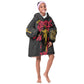 Jesus Graffiti Design Kid Wearable Blanket Hoodie Crowned Portrait and Urban Street Art Style - African Pride