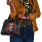 Jesus Graffiti Design Shoulder Handbag Crowned Portrait and Urban Street Art Style - African Pride