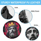 Jesus Graffiti Design Spare Tire Cover Crowned Portrait and Urban Street Art Style - African Pride