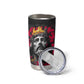 Jesus Graffiti Design Tumbler Cup Crowned Portrait and Urban Street Art Style - African Pride