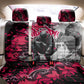 Hip Hop Graffiti Design Back Car Seat Cover Sitting Hooded Figure and Red Black Street - African Pride