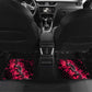 Hip Hop Graffiti Design Car Mats Sitting Hooded Figure and Red Black Street - African Pride
