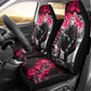 Hip Hop Graffiti Design Car Seat Cover Sitting Hooded Figure and Red Black Street - African Pride
