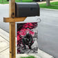 Hip Hop Graffiti Design Garden Flag Sitting Hooded Figure and Red Black Street - African Pride
