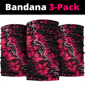 Hip Hop Graffiti Design Neck Gaiter Sitting Hooded Figure and Red Black Street - African Pride