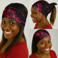 Hip Hop Graffiti Design Neck Gaiter Sitting Hooded Figure and Red Black Street - African Pride
