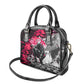 Hip Hop Graffiti Design Shoulder Handbag Sitting Hooded Figure and Red Black Street - African Pride