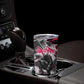 Hip Hop Graffiti Design Tumbler Cup Sitting Hooded Figure and Red Black Street - African Pride