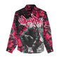Hip Hop Graffiti Design Women Casual Shirt Sitting Hooded Figure and Red Black Street - African Pride