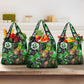 Graffiti Street Art Grocery Bag Smoking Ape Character and Neon Crown Symbols - African Pride