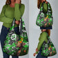 Graffiti Street Art Grocery Bag Smoking Ape Character and Neon Crown Symbols - African Pride