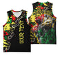 Lion King Africa Graffiti Basketball Jersey Bold Text and Neon Colors - African Pride