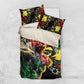 Lion King Africa Graffiti Bedding Set Bold Text and Neon Colors - African Pride