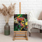 Lion King Africa Graffiti Canvas Wall Art Bold Text and Neon Colors - African Pride