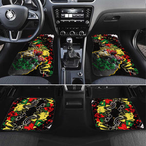 Lion King Africa Graffiti Car Mats Bold Text and Neon Colors - African Pride