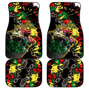 Lion King Africa Graffiti Car Mats Bold Text and Neon Colors - African Pride