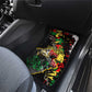Lion King Africa Graffiti Car Mats Bold Text and Neon Colors - African Pride