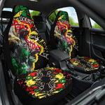Lion King Africa Graffiti Car Seat Cover Bold Text and Neon Colors - African Pride